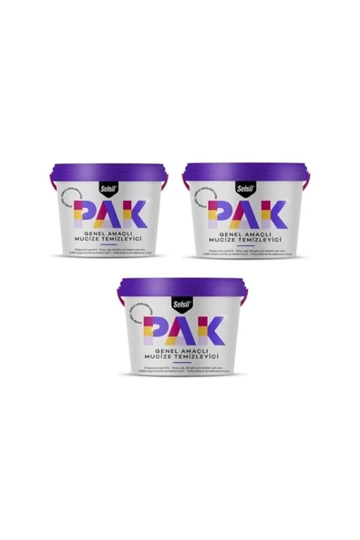 Selsil Pak Genel Amaçlı Mucize Temizleyici 500 gr X 3 Adet ürün görseli 1