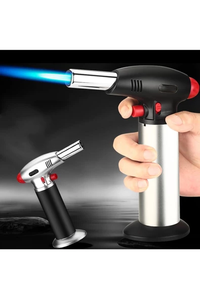 zemshop Ayarlanabilir Kamp Mangal Barbekü Pürmüz Yüksek Isı Doldurulabilir Gazlı Çakmak ürün görseli 1