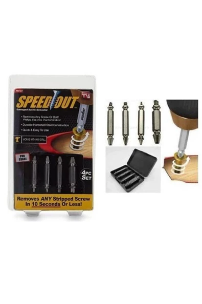 NEWSTORE Speed Out Vida Sökücü Çıkarıcı Hasar Görmüş Vida Sökme Çıkartma ürün görseli 1