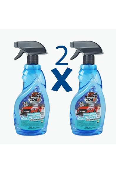 TRAX 2 Adet - Araba Cam Buz Çözücü Sprey Buzlanma Önleyici Görüş Kolaylaştırıcı Cam Sprey 500 Ml ürün görseli 1