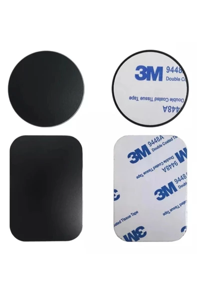 THREESTEP Adet Telefon Araç Içi Tutucu Stant Metal Plaka Magnetic Mıknatıslı Tutucular Için Metal Saç Seti 3m ürün görseli 1