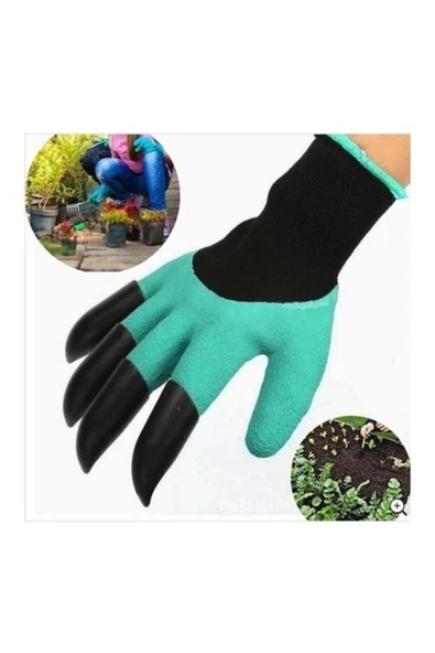 OMAC Cdd Garden Genie Gloves Toprak Kazma Bahçe Eldiveni Tırmıklı ürün görseli 1
