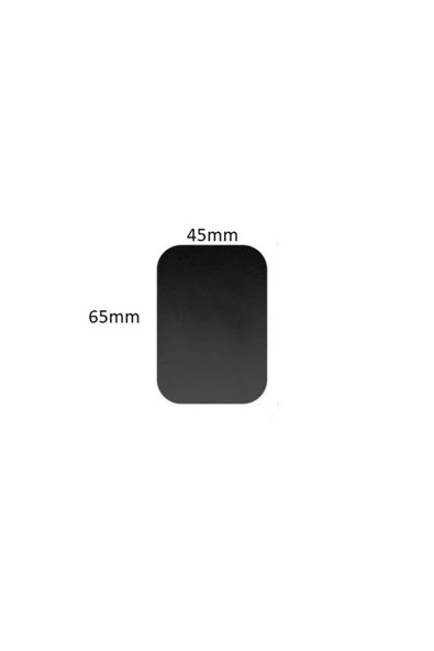 THREESTEP Telefon Araç Içi Tutucu Stant Metal Plaka Mıknatıslı Tutucular Metal Saç ( 60mmx40mm) Dikdörtgen ürün görseli 1