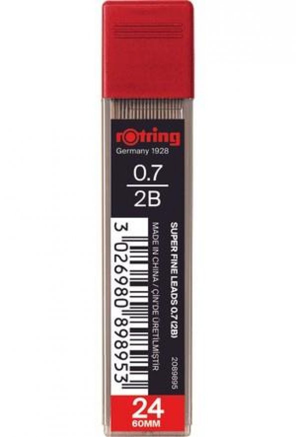 ROTRING MIN SUPER POLIMER 0.7mm 2B  (2089895) ürün görseli 1