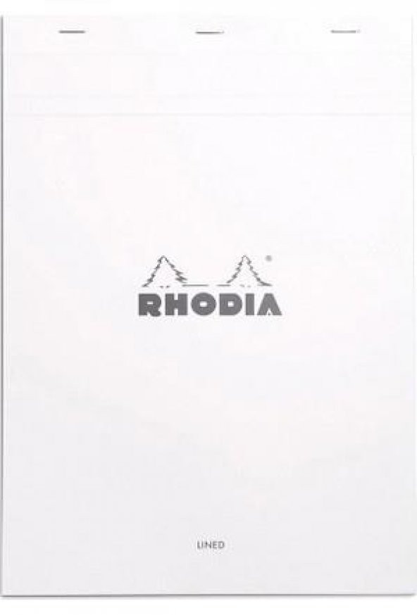 RHODIA BASIC A4 KARELI BLOKNOT BEYAZ KAPAK 80YP. ürün görseli 1
