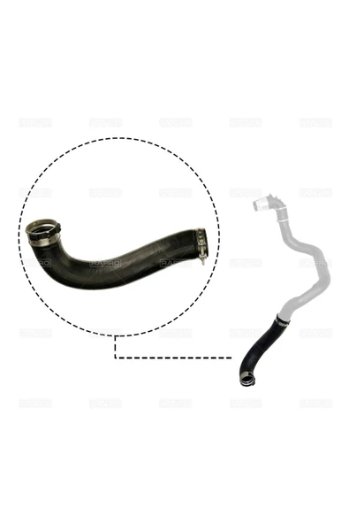 RAPRO TURBO HORTUMU BUYUK (RENAULT  MASTER III 2.3DCI) ürün görseli 1