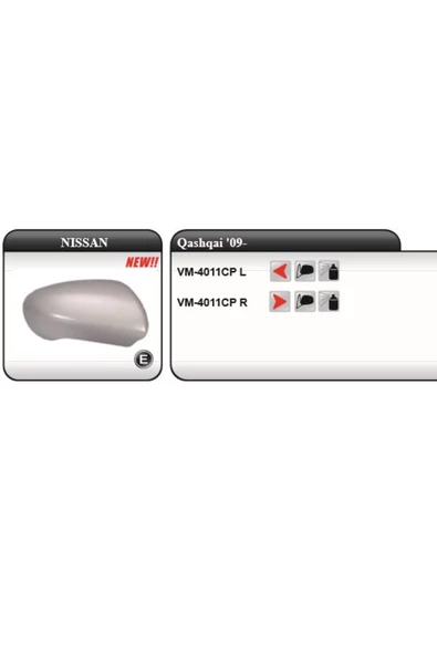 VIEWMAX DIS AYNA KAPAGI SOL-(ASTR.)-(NISSAN  QASHQAI 09/12 ) ürün görseli 1