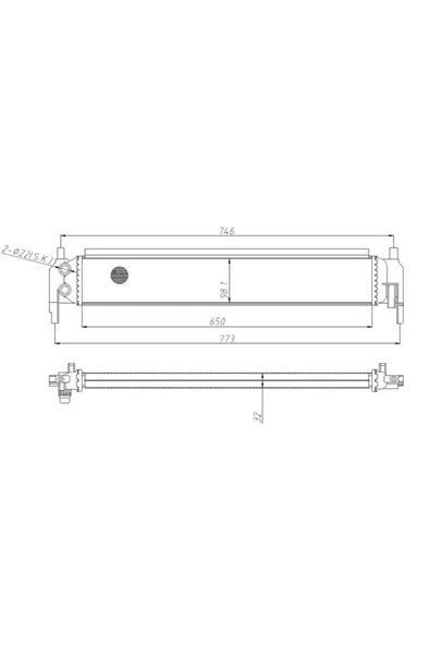 MGA Ek Su Radyatoru Brazıng (ıntercooler) (vw Golf 13- Audı A3 13- Seat Leon 13- Skoda Octavıa 13-) 6 ürün görseli 1