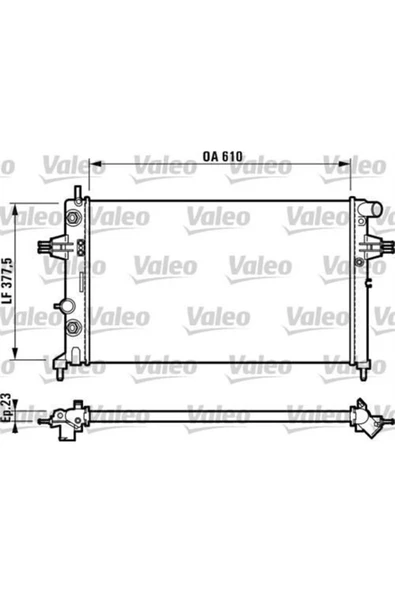 VALEO 732549 Su Radyatörü Astra G 97- 1.4 16v 1.6 16v 1.8 16v At Ac Zafira 99- At Ac ürün görseli 1