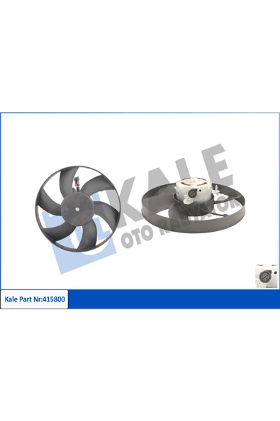 KALE FAN MOTORU-300 MM (VW CADDY 96-03  POLO CLS 97-02  SEAT IBIZA 97-99) ürün görseli 1