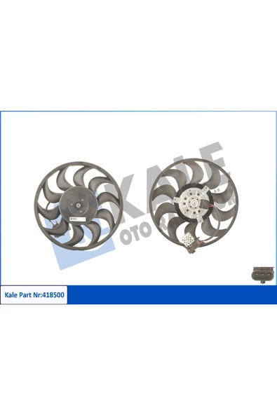 KALE RADYATOR FAN MOTORU ( OPEL   ASTRA H Z1.3DT/Z1.7DT/Z1.9DT 280W 315MM) ürün görseli 1