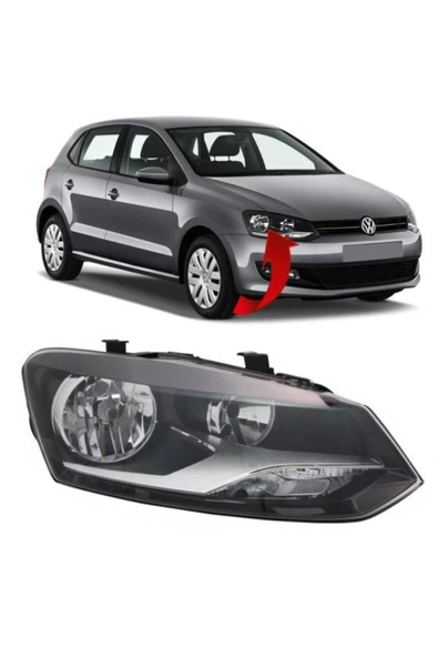 VALEO Far Sinyal Sağ Polo Iv 06/09 Elektrikli H4 ürün görseli 1
