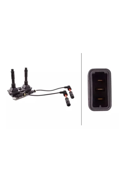 Hella ATESLEME BOBINI VW PASSAT 97-00  AUDI A4 95-01  A6 96-01 Uyumlu ürün görseli 1