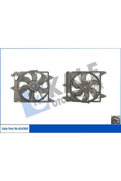 KALE FAN-MOTOR-DAVLUMBAZ  (RENAULT   RENAULT CLIO II  , KANGOO 97=/ 1.2/1.4/1.6/2.0 16V ürün görseli 1