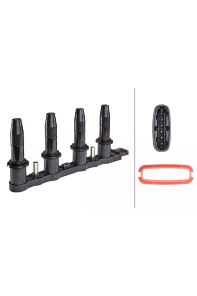 Hella BOBIN ATESLEME-(OPEL  ASTRA  H  1.6-1.8  CORSA D VECTRA C  ZAFIRA ) Uyumlu ürün görseli 1