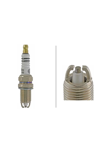 Hella BUJI M14X1.25 19 MM 2 TOPRAKLAMA ELEKTRODU BMW CITROEN DACIA FIAT LANCIA PEUGEOT RENAULT VW Uyumlu ürün görseli 1
