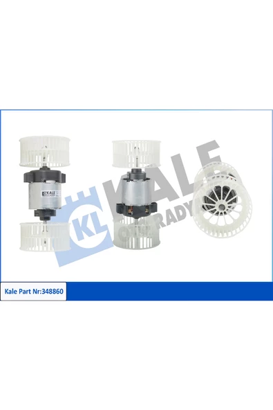 KALE KALORIFER MOTORU ACTROS 96 / 02 , ACTROS MP2/MP3 03 / 1841 1844 1846 1848 1850 (300W 24V) ürün görseli 1