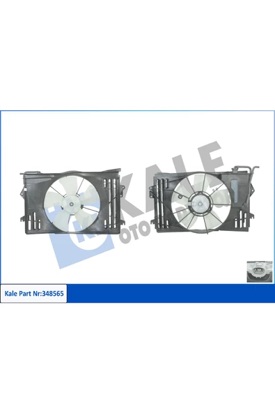 KALE FAN MOTOR-(DAVLUMBAZLI)-(TOYOTA  COROLLA   1.4-1.6VVT-I  02/07 ) ürün görseli 1