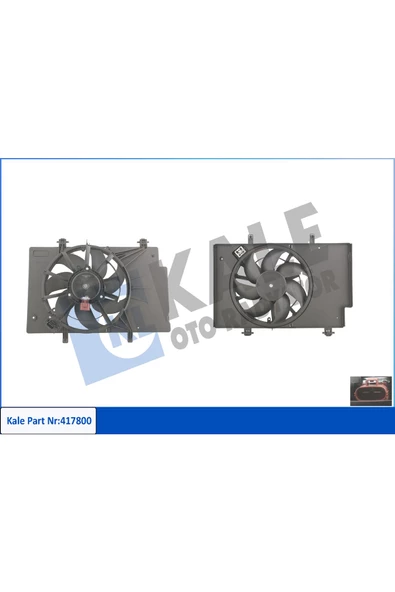 KALE FAN MOTORU DAVLUMBAZLI (FORD  FİESTA 1.25/1.4 BENZ 08- 1.4/1.6 TDCİ DİZEL 08- 1.5 TDCİ O ürün görseli 1