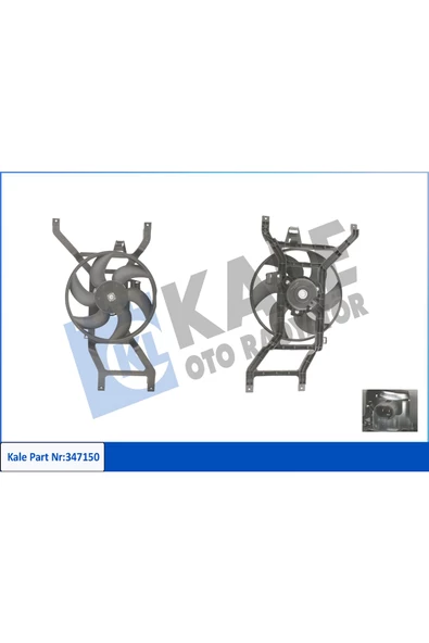 KALE FAN MOTOR DAVLUMBAZI  (DACIA  SANDERO LOGAN  1.2  1.4  1.6  1.5 DCI  04-  )  KLIMASIZ ürün görseli 1