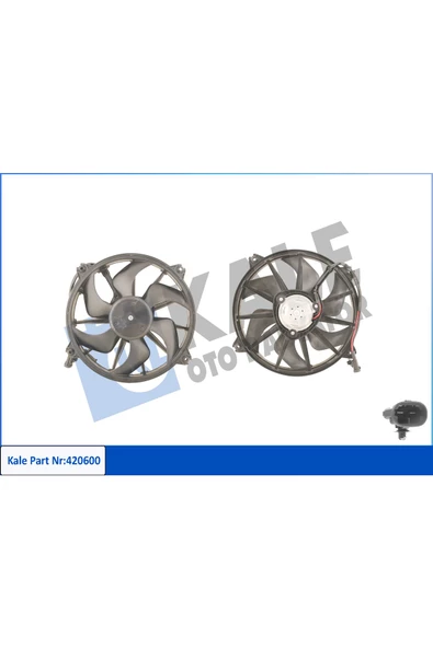 KALE FAN-MOTOR (PEUGEOT 807 02=/ , EXPERT 07=/ - CITROEN C5 01 , JUMPY 07=/ 2.0HDI - FIAT SCUDO 07=/ , ürün görseli 1