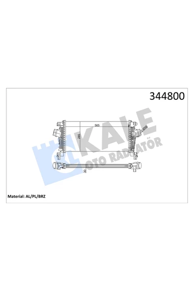 KALE TURBO RADYATORU OPEL ASTRA J 1.3 CDTI A14NET A16LET DUZ VITES ürün görseli 1