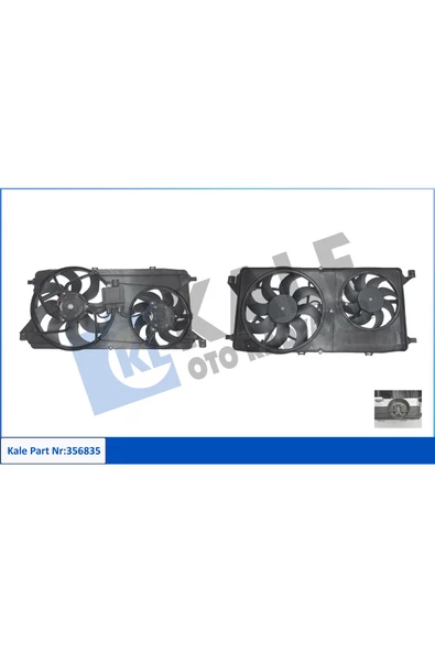 KALE FAN MOTOR DAVLUMBAZLI (FORD TRANSIT   2.2TDCI 2.3 16V 06 / 14 (2000/330W 12V) ürün görseli 1
