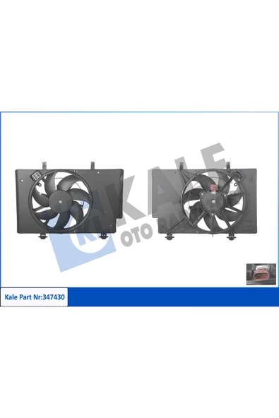 KALE FAN MOTORU DAVLUMBAZLI (FORD  FIESTA 1.4HDI 1.6TDCI 70PS  08-  FIESTA 1.6TDCI 13- / ürün görseli 1