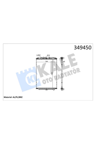 KALE SU RADYATORU XF105 FA/FAD/FAK/FAN/FAR/FAS/FAT/FT/FTG/FTM/FTP/FTS/FTT 05 / (MT) (CERCEVESIZ) ürün görseli 1