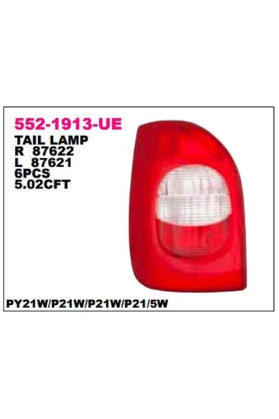 Depo STOP LAMBASI SAG CITROEN XSARA PICASSO 99-04 ürün görseli 1