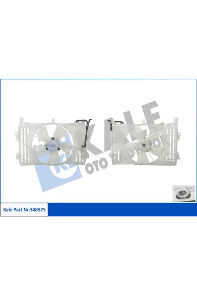KALE FAN MOTOR-(DAVLUMBAZLI)-(TOYOTA  COROLLA 02/07 ) ürün görseli 1