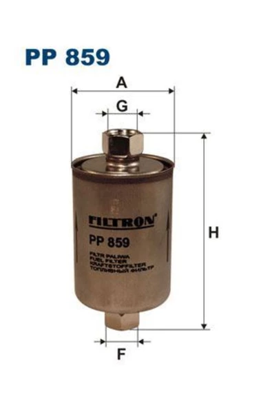 Filtron YAKIT FILTRESI ( LAND ROVER DISCOVERY  II (P38A) 3.9 4×4 94-02) /PEUGEOT  3008 1.96 TUTBO 14-) ürün görseli 1