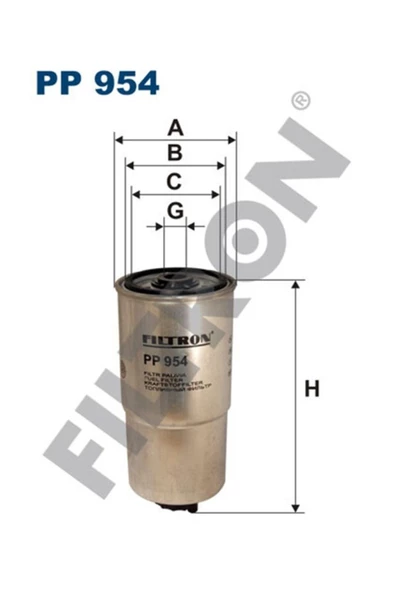Filtron Yakıt Filtresi Fıat Brava (182) 1.9 Jtd 105 105hp 04/99-12/00 Uyumlu ürün görseli 1