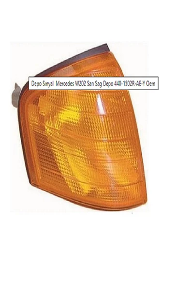 Depo Sınyal Mercedes W202 Sarı Sag Depo 440-1502R-AE-Y ürün görseli 1