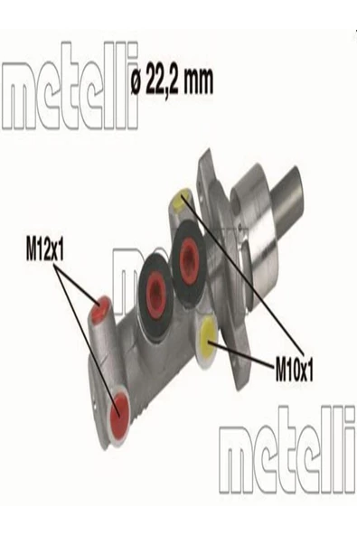 METELLI 05-0310 Ana Merkez (RENAULT: KANGOO 1.4 1.9D 1.5DCİ) 7701205407 (WA547156) ürün görseli 1