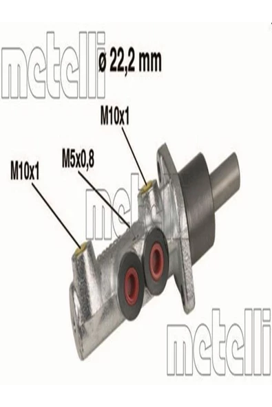 METELLI 05-0354 Ana Merkez Abs Li (FİAT: DOBLO 1.2 1.6 1.3JTD) 7082220 (WE787539) ürün görseli 1