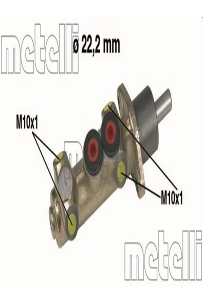 METELLI 05-0208 Ana Merkez (FİAT: TEMPRA-MAREA-BRAVO) 9945762 (WH814257) ürün görseli 1