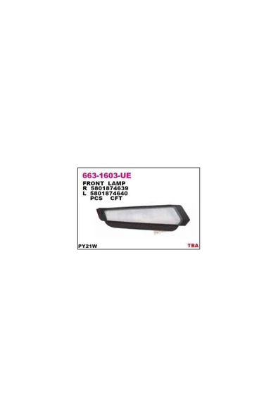 Depo Tampon Sınyalı Sol Iveco Daıly 14- Dpo-663-1603l-ae-mar ürün görseli 1