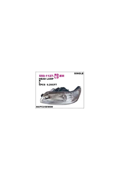 Depo On Far Sag Elektrıklı Peugeot 306 97- Dpo-550-1127r-ld-em-mar ürün görseli 1