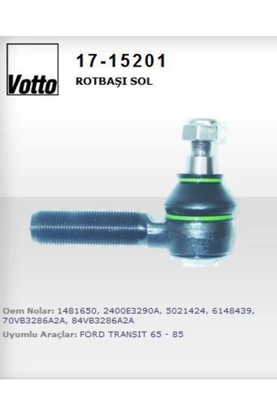 VOTTO 17-15201 Rot Başı Sol Dıs Transit 65-86 ürün görseli 1