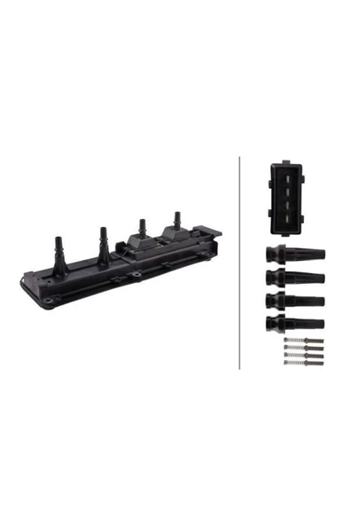 Hella ATEŞLEME BOBİNİ, 12V, 4-KUTUPLU, CİTROEN EVASİON-XSARA/PEUGEOT 406-806 ürün görseli 1