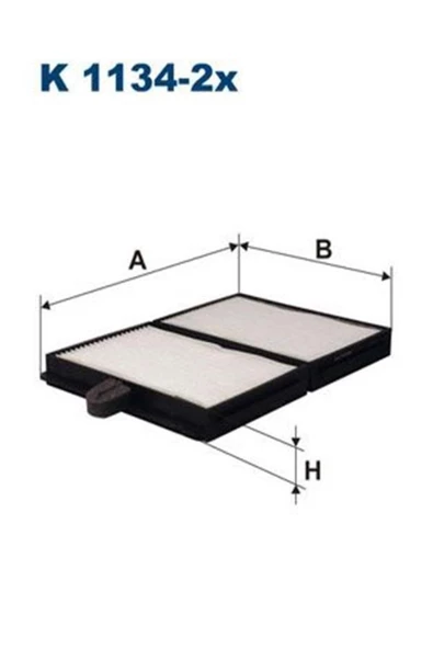 Filtron K1134-2x Filtre Polen-(toyota: Avensis 97-02/corona 92-97/carina-e 97-- ) 8888020110 (WH224312) ürün görseli 1