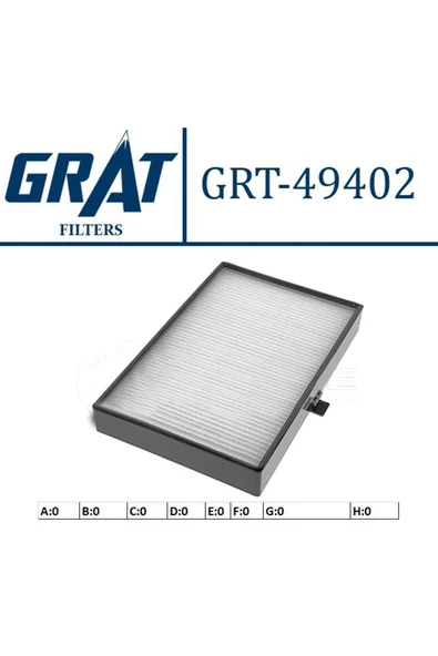 GRAT KABIN FILTRESI  VOLVO   C70 97-05  S70 97-00 V70 97-00 ürün görseli 1