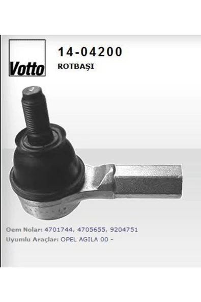 VOTTO ROTBASI  OPEL   AGILA 00-- ürün görseli 1
