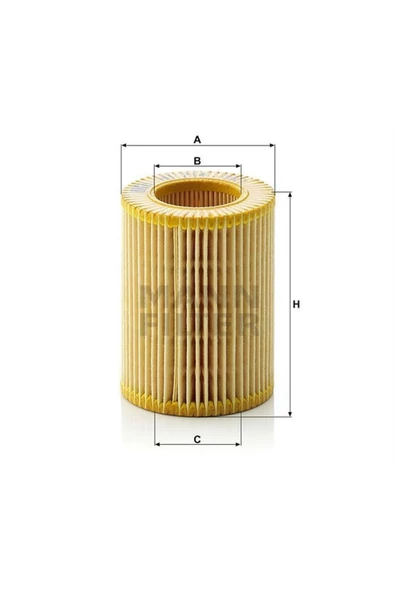 MANN Yag Fıltresı Accent Admıre 03-06 Getz 02-06 1.5 Crdı 3cyl Kagıt ürün görseli 1