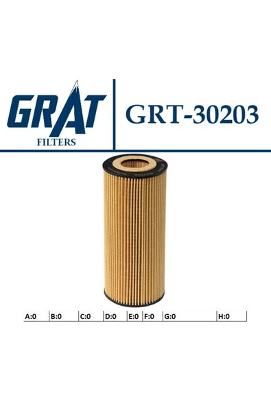 GRAT YAG FILTRESI (BMW M57-M57N / E46 E90 E60 E63 E65  X3 E83  X5 E70  X6 E71) ürün görseli 1
