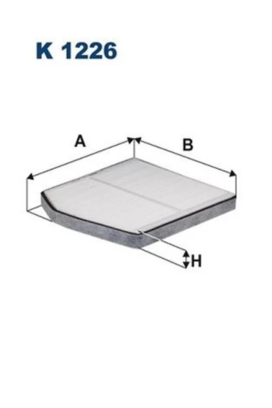 Filtron K1226 Kabin Filtresi (volvo:v70 Iı S60 I Xc90 S80 I Xc70 I ) 30630753 8200410218 (WC949514) ürün görseli 1