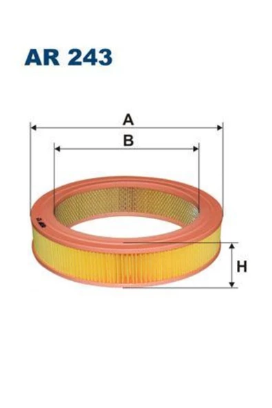Filtron FILTRE HAVA-(MAZDA  626 88/91) ürün görseli 1