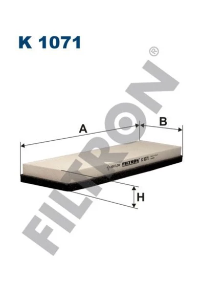 Filtron KABIN FILTRESI (PEUGEOT-CITROEN ürün görseli 1