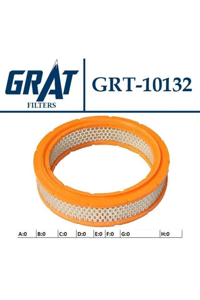 GRAT Hava Fıltresı Ic-dıs Tellı ( Fıat: M131) ürün görseli 1